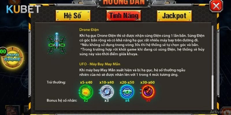 Những Phần Thưởng Hấp Dẫn trong Đại Chiến B52